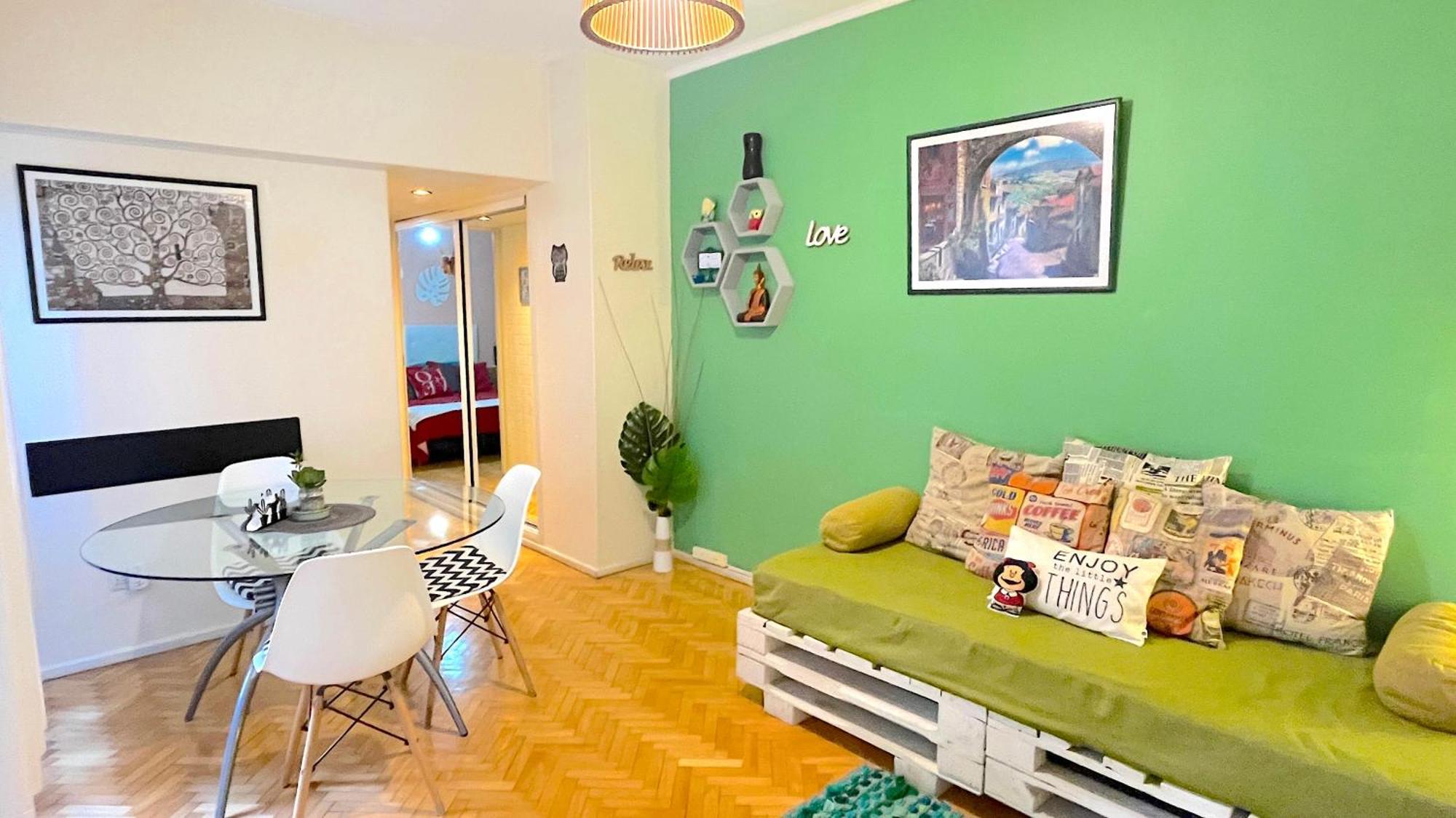 Warm & Cozy 1Bd In Palermo Apartment Buenos Aires Luaran gambar